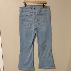 American Eagle Outfitters Light Blue Flare Jeans